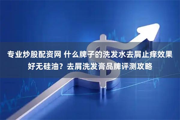 专业炒股配资网 什么牌子的洗发水去屑止痒效果好无硅油？去屑洗发膏品牌评测攻略